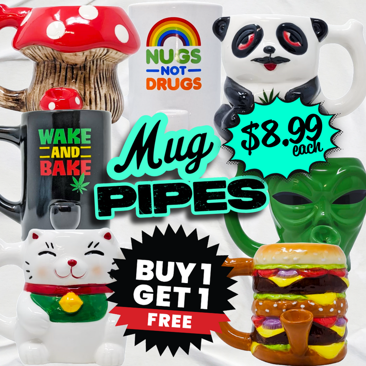 Mug Hand Pipes BOGO