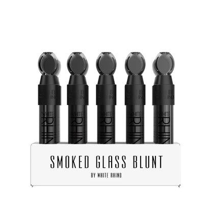 White Rhino - Blunt - 25ct - Glass Slider Smoked
