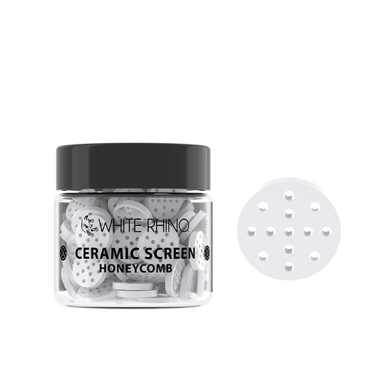 White Rhino - Screens - Ceramic - Honeycomb - 100ct
