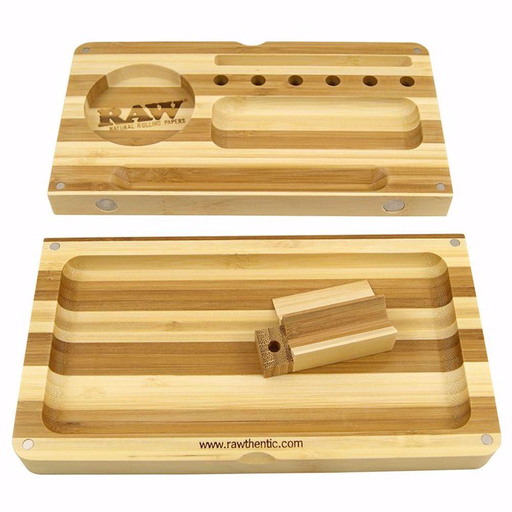 Raw - Rolling Tray - Backflip Striped Bamboo