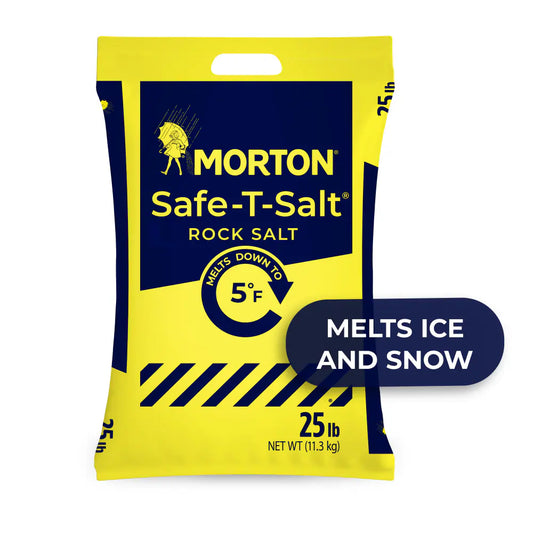 Morton - Safe-T-Salt Rock Salt - 25lb & 50lb Bags