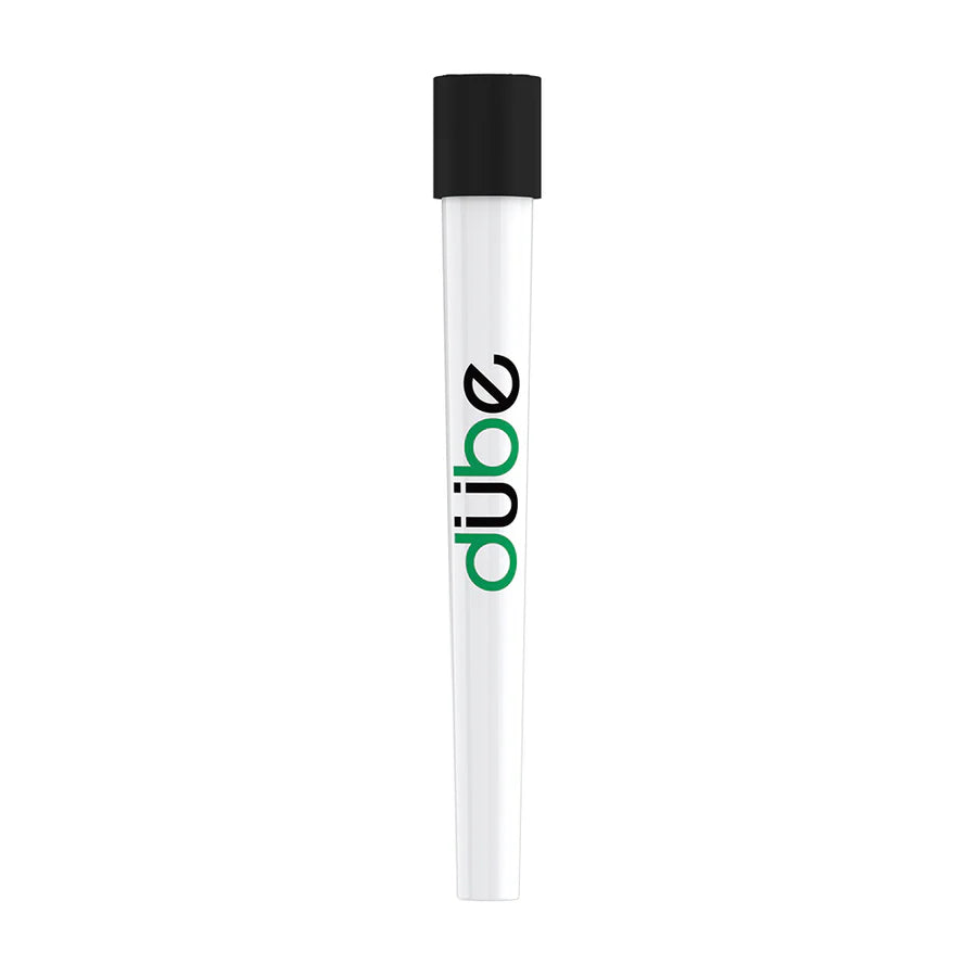 Dube - Chillum - White Ceramic Cone w/ Cap - 12ct