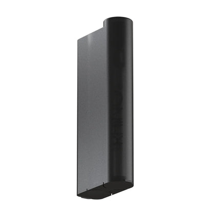 White Rhino - Lighter Sidekick with Chillum & One Hitter - 12ct - C Series Solid Black