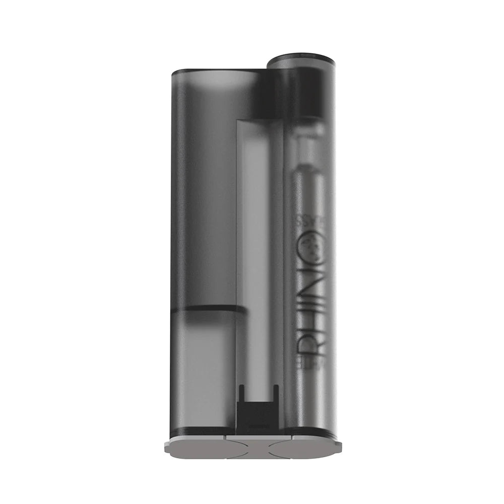 White Rhino - Lighter Sidekick with Chillum & One Hitter - 12ct - B Series Transparent Black