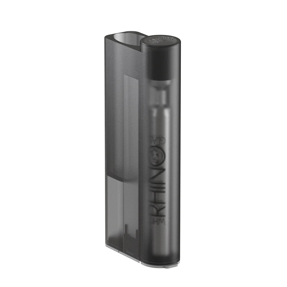 White Rhino - Lighter Sidekick with Chillum & One Hitter - 12ct - B Series Transparent Black