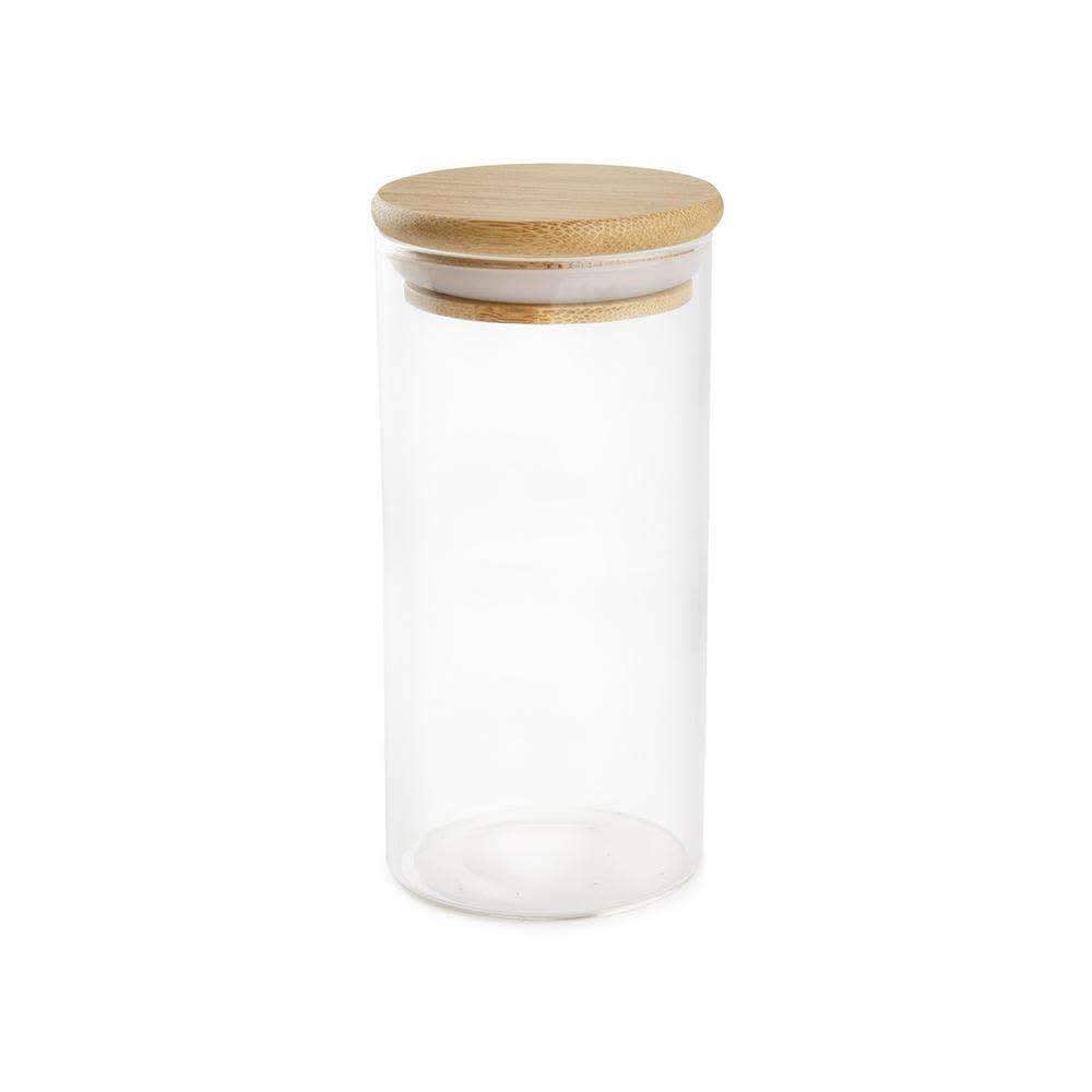 Glass Jar w/ Wood Cap - 12oz - 80ct