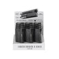 White Rhino - Lighter Sidekick with Chillum & One Hitter - 12ct - B Series Transparent Black