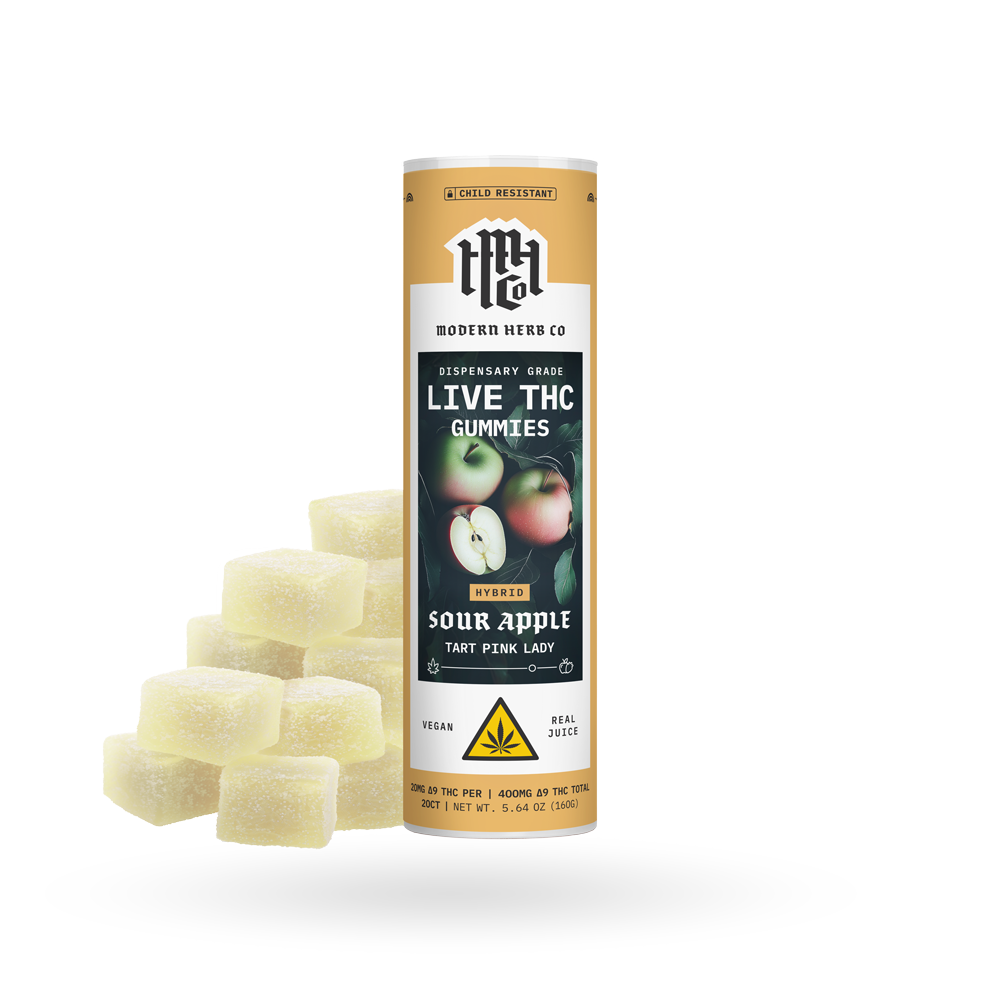 Modern Herb Co - 400mg Live Resin D9 THC Gummies - 20pk - 6ct
