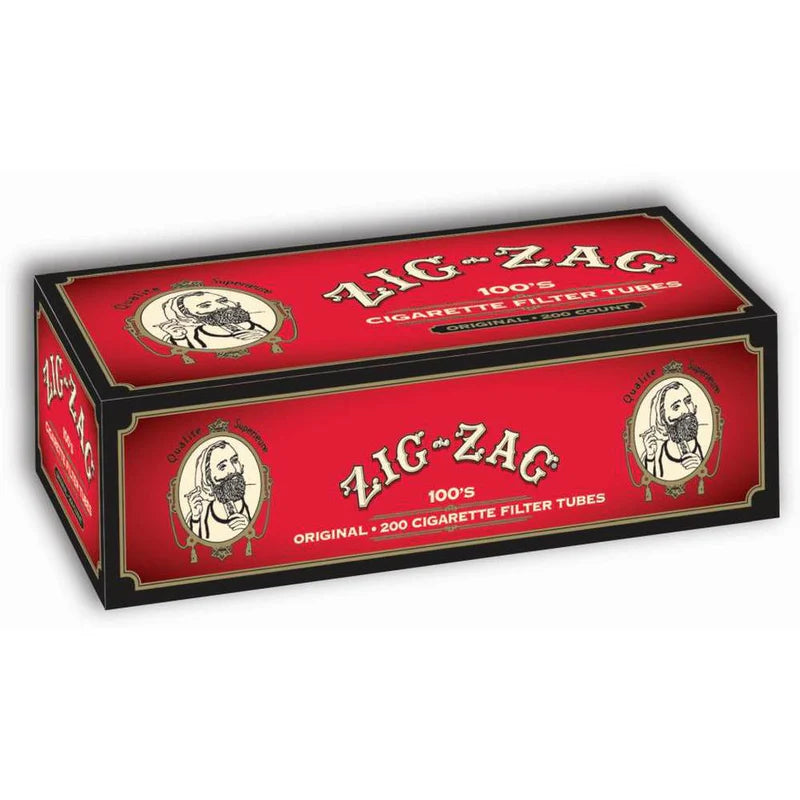 Zig Zag Cig Tubes - 100's - 200pk - 5ct