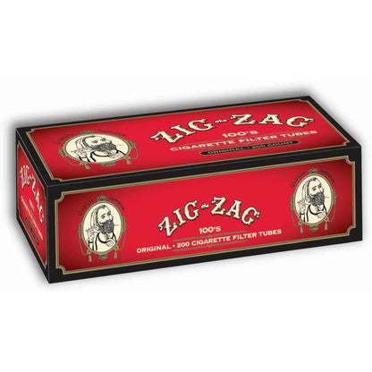 Zig Zag Cig Tubes - 100's - 200pk - 5ct