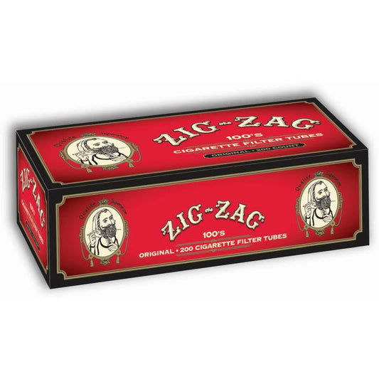 Zig Zag Cig Tubes - 100's - 200pk - 5ct