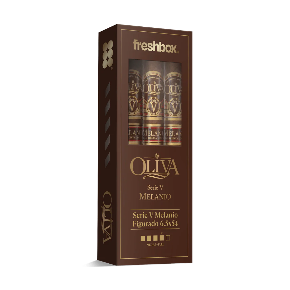 Oliva Serie V Melanio Figurado 6.5x54 FreshBox Cigars - 3pk - 6ct