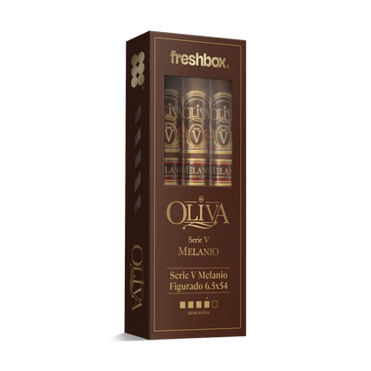 Oliva Serie V Melanio Figurado 6.5x54 FreshBox Cigars - 3pk - 6ct