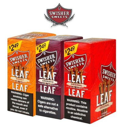 Swisher Sweets Leaf Cigars (3/$2.49) - 3pk - 10ct
