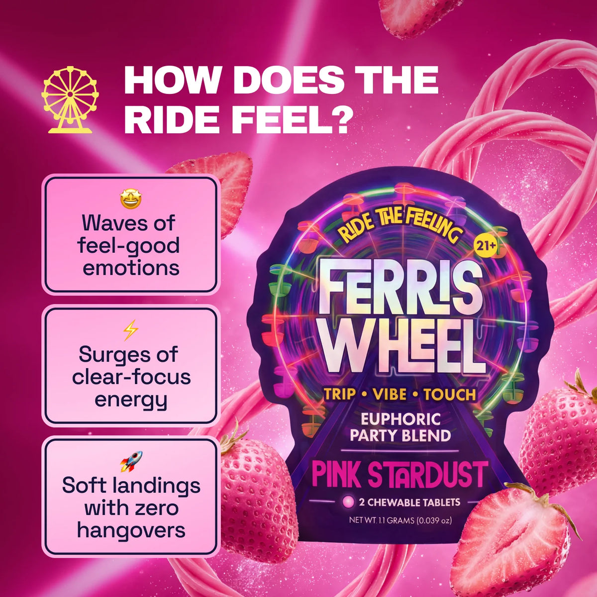Ferris Wheel Kanna Party Tabs - 2pk - 20ct