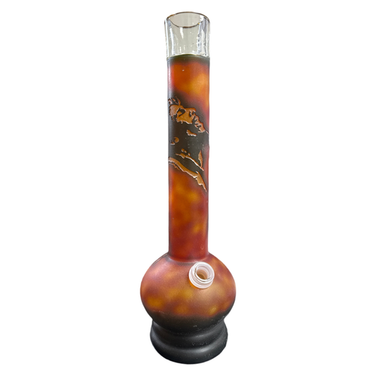 WP - 14.5" Soft Glass Sandblasted - Smokin w/ Bobs [ G502 ] +