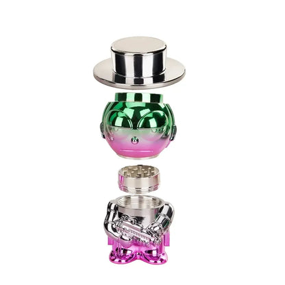 Grinders - 4pc Metallic Rainbow Top Hat Man - 6ct [ #24 ]