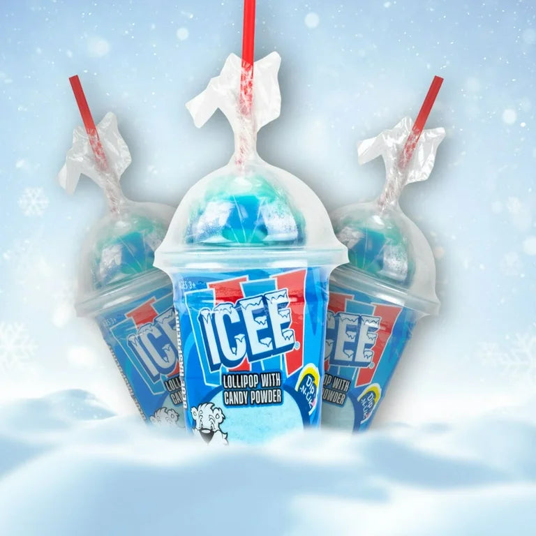 Icee - Lollipop w/ Candy Powder - 12ct