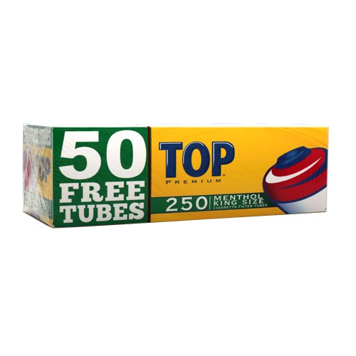 Top - Cig Tubes - King - Menthol - 250pk - 4ct [ 0812D ]