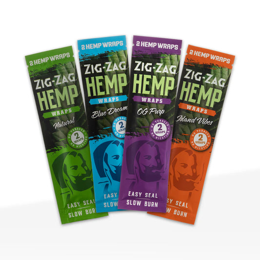 Zig Zag - Hemp Wraps - 2pk - 25ct