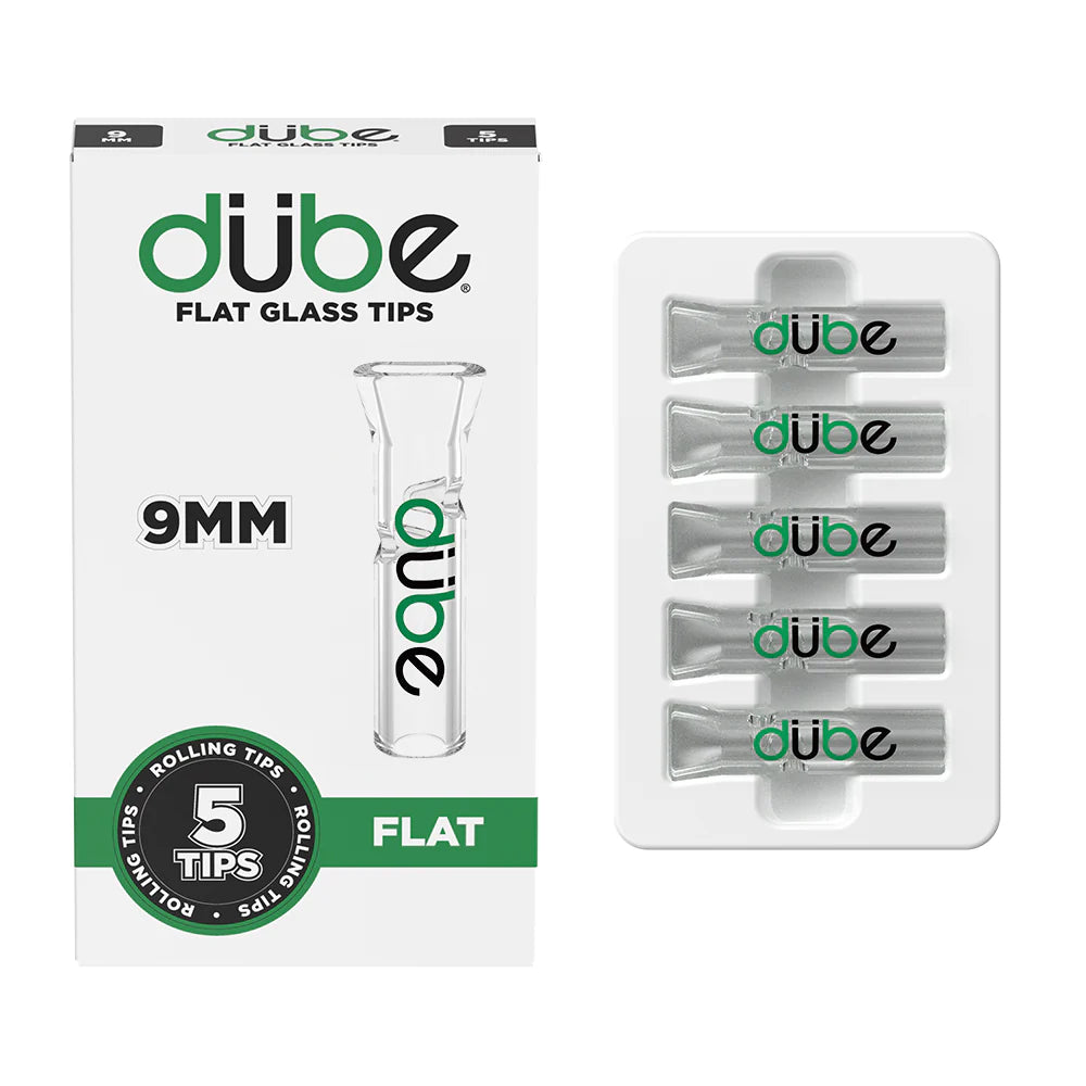 Dube Glass Tips - 5pk - 5ct - Assorted styles
