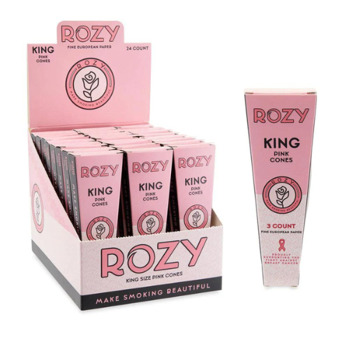 Rozy Pink Cones - King - 3pk - 24ct