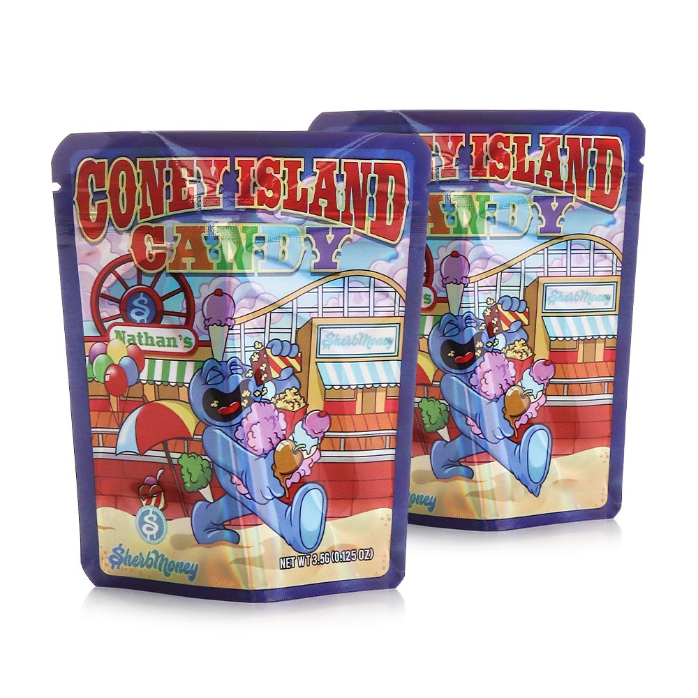 Mylar Bags - 3.5g - Designer Coney Candy - 100ct [ CC023-108 ]