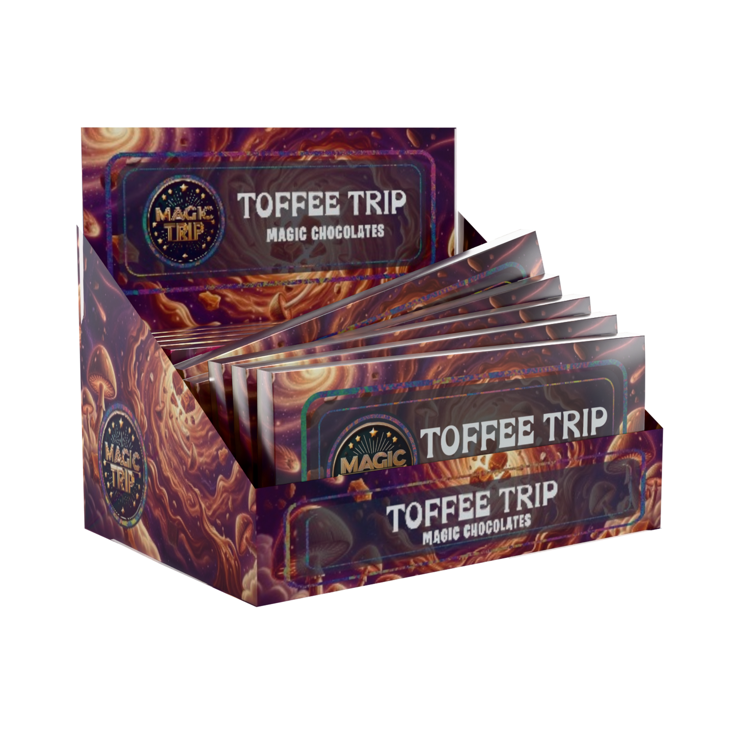 Magic Trip Mushroom Chocolate Bars - 10ct