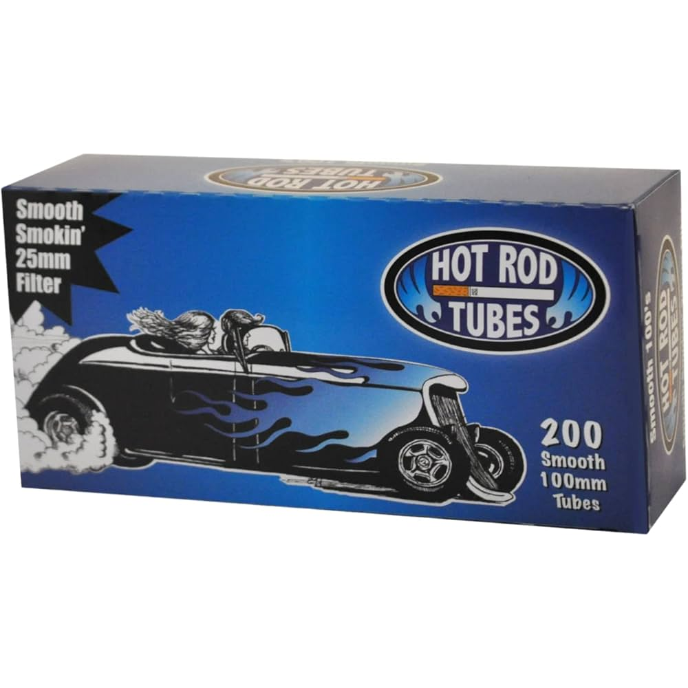 Hot Rod - Cig Tubes - 100's - Menthol - 200pk - 5ct [ 2471E ] +