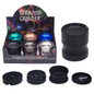 Grinder - Asst w/ Cig Holder & Ashtray - 63mm - 4pc - 6ct [ GR218-63 ] +