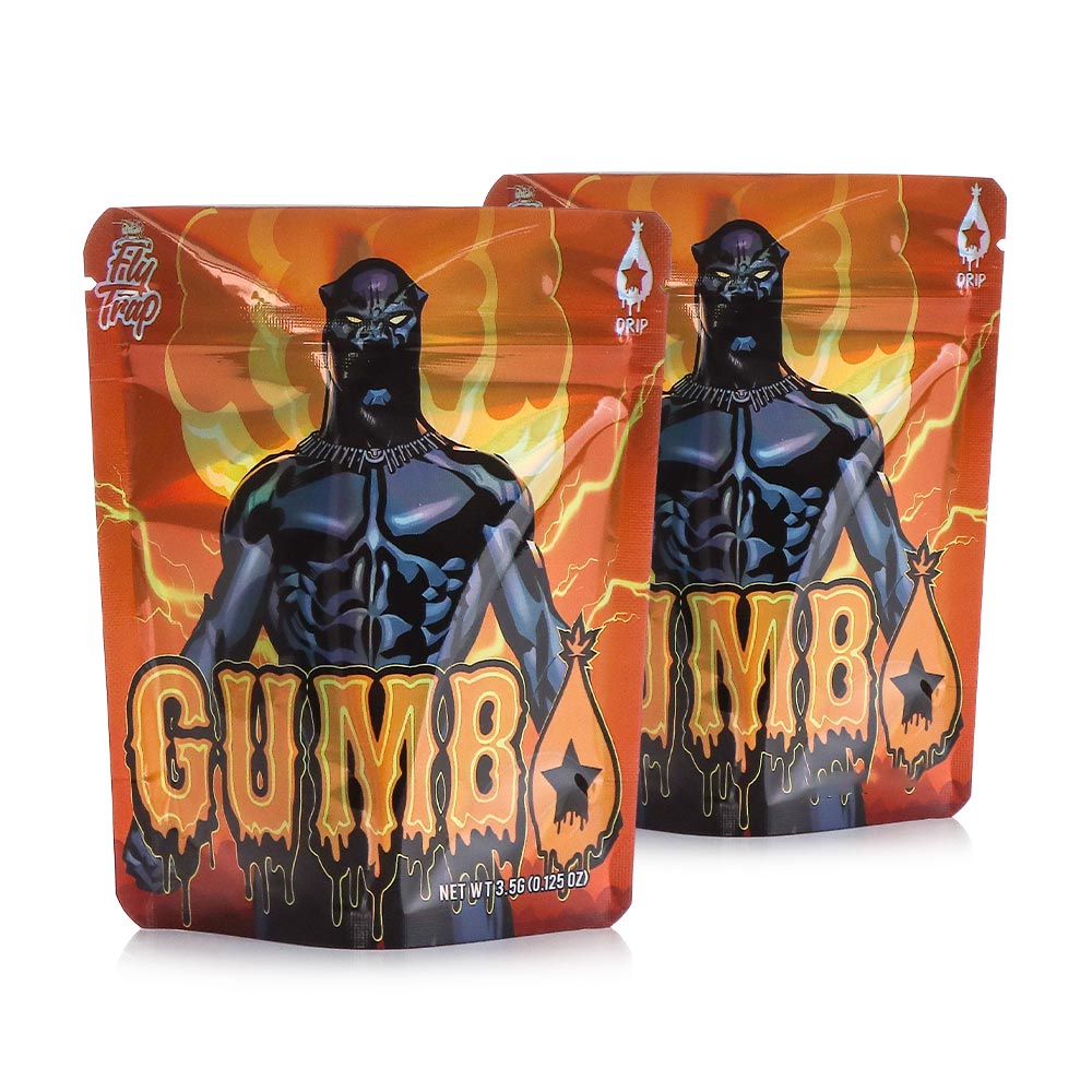 Mylar Bags - 3.5g - Designer Gumbo 2 - 100ct [ CC023-122 ]