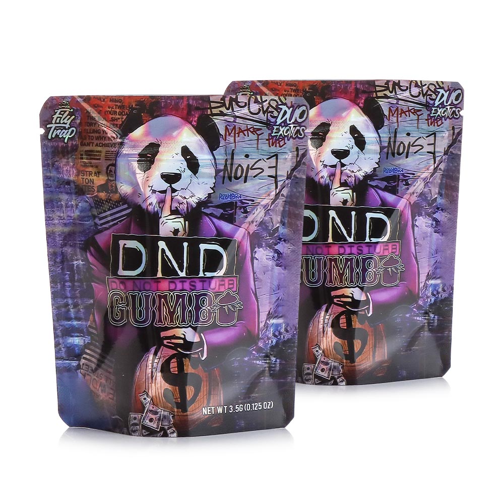 Mylar Bags - 3.5g - Designer DND Gumbo - 100ct [ CC023-123 ]