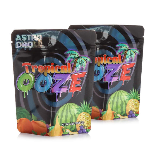 Mylar Bags - 3.5g - Designer Tropical Ooze - 100ct