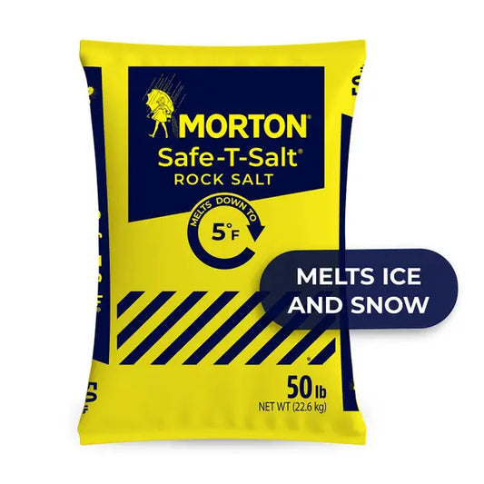 Morton - Safe-T-Salt Rock Salt - 25lb & 50lb Bags