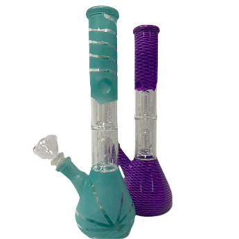 WP - 12" Double Dome Perc Multicolor - Asst [ RJA174 ]