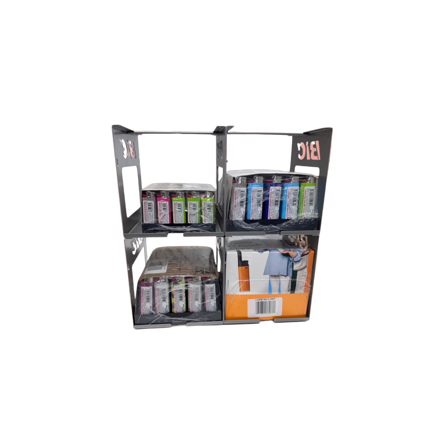 Bic Lighter Display - 4-Tier Metal CD