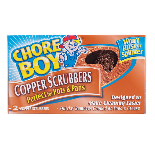Chore Boy - Scrubbers - Copper - 2pk - 12ct