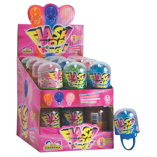 Flash Pop - Light Up Ring Candy - 24ct