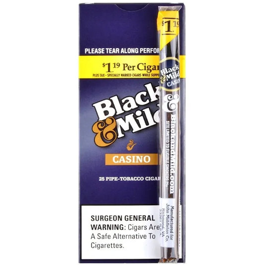 Black & Mild - Cigars - Casino ($1.19) - 30ct