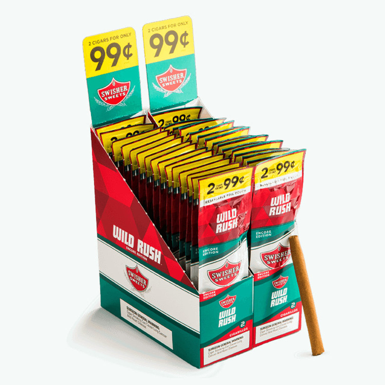 Swisher Cigarillos Wild Rush (2/$0.99) - 2pk - 30ct