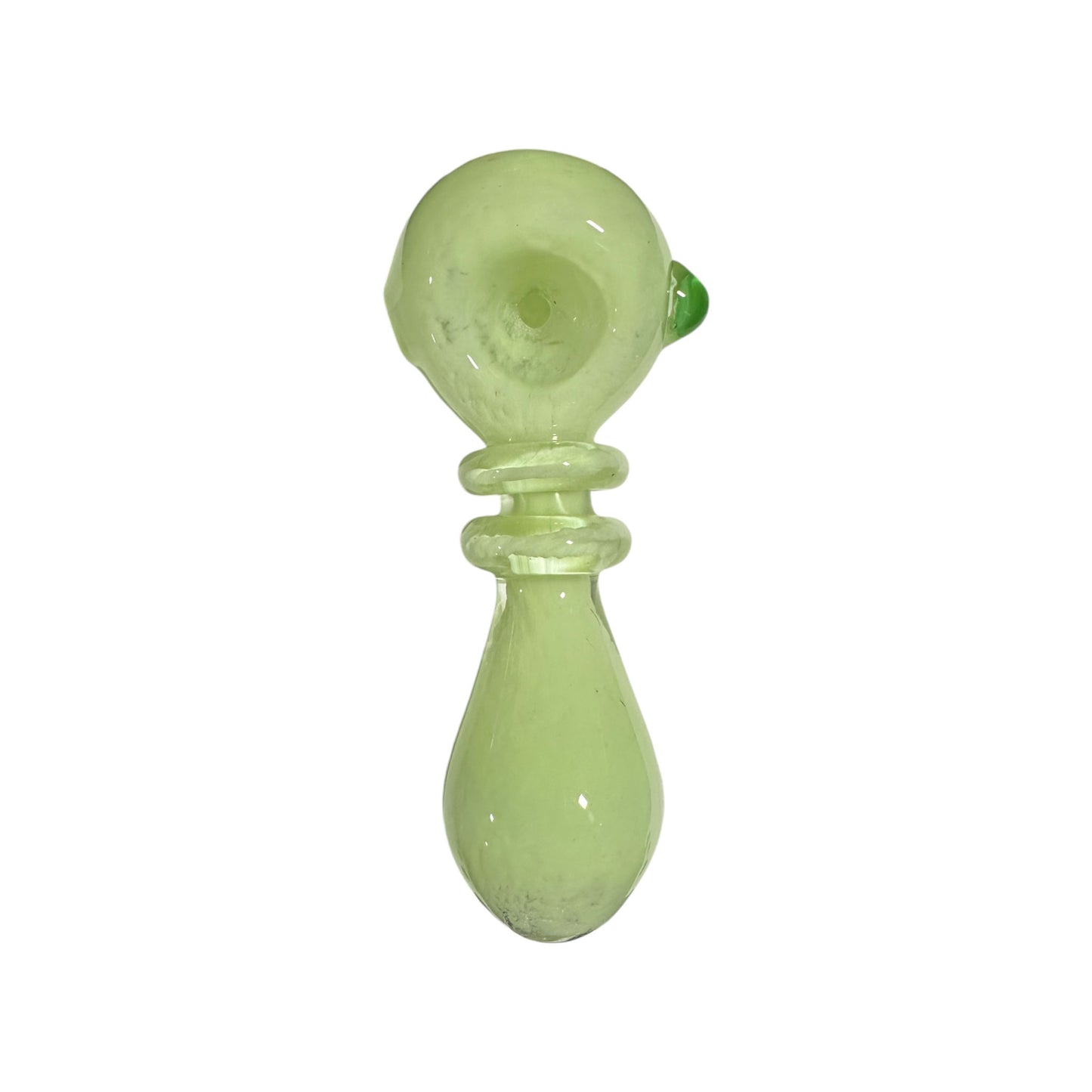 Hand-Blown Glass Teardrop Pipe