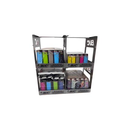 Bic Lighter Display - 4-Tier Metal CD