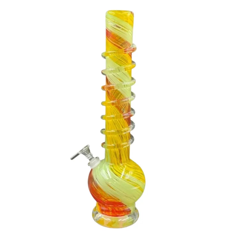 WP - 16" Soft Glass Tri-Color Spiral w/ Rings