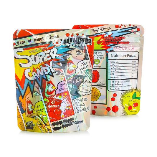 Mylar Bags - 3.5g - Designer Super Candy - 100ct [ CC030-165 ]