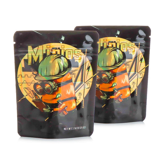 Mylar Bags - 3.5g - Designer Minios - 100ct [ CC030-169 ]