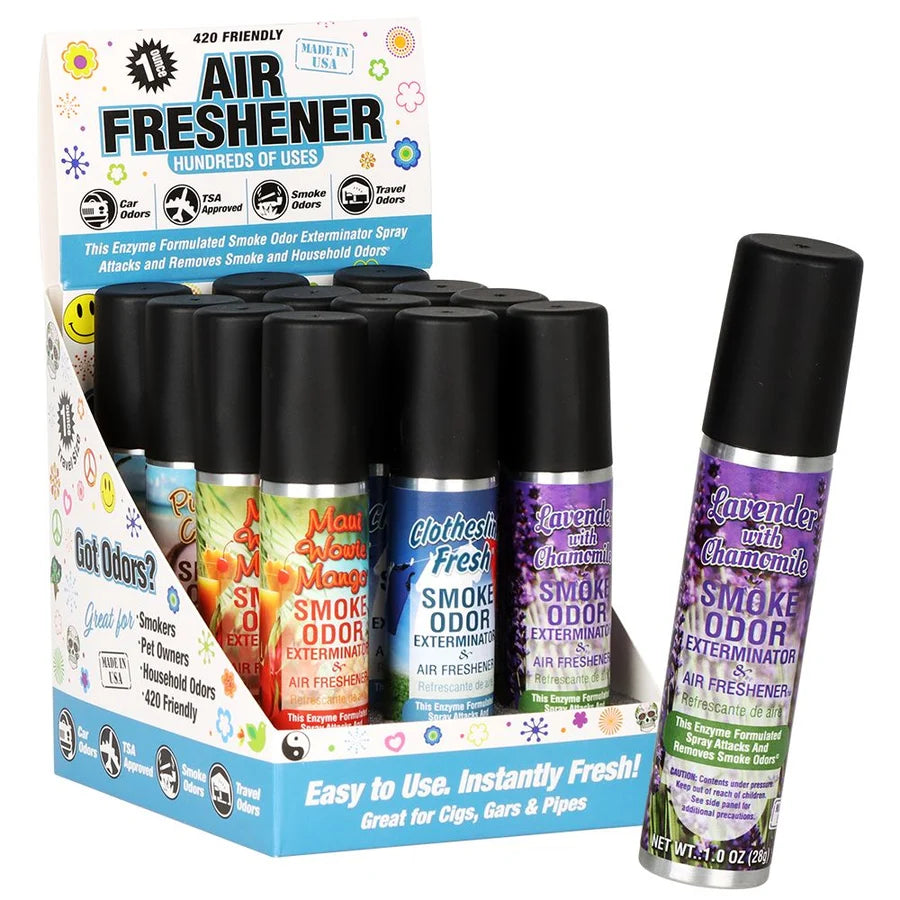 Smoke Odor Exterminator - 1oz Spray Display - Mixed Year Round - 12ct