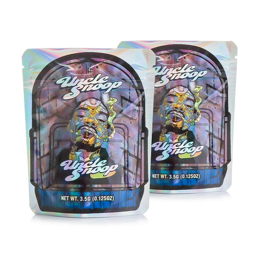 Mylar Bags - 3.5g - Designer Uncle Dog - 100ct [ CC030-179 ]
