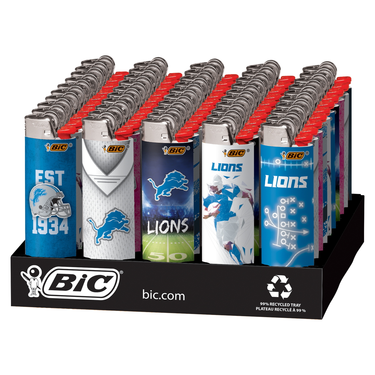 Bic - Lighters - Detroit Lions - 50ct