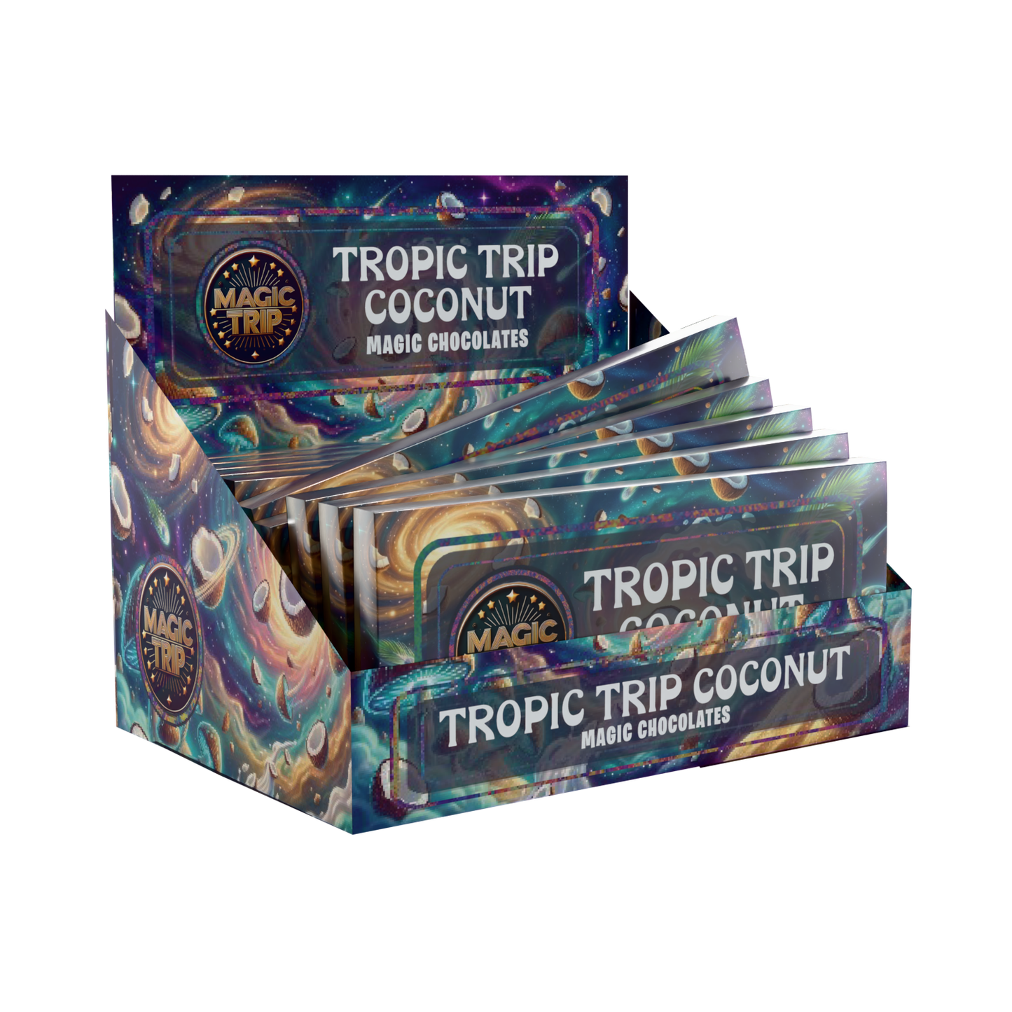 Magic Trip Mushroom Chocolate Bars - 10ct
