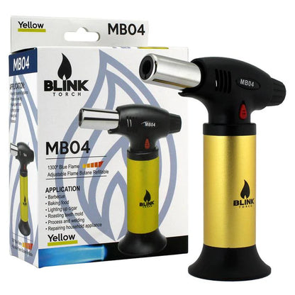 Blink Butane Adjustable Flame Torches (MB04) - Assorted Colors